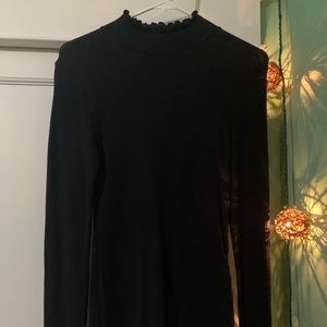 Abercrombie and Fitch Black Turtleneck